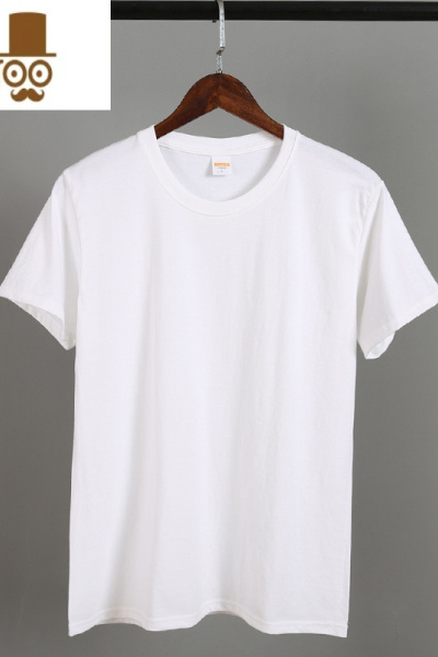 YANXU青少年男士短袖t恤圆领宽松衣服汗衫T恤男纯色简约半袖上衣打底衫