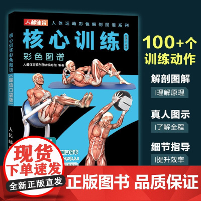 核心训练彩色图谱 口袋版 人邮体育解剖图谱编写组 编 养生