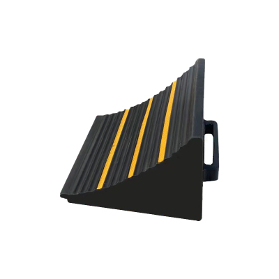 翌嘉YJ4121909塑料止退器塑料止滑器停车斜坡垫三角木阻车器 360*280*260mm