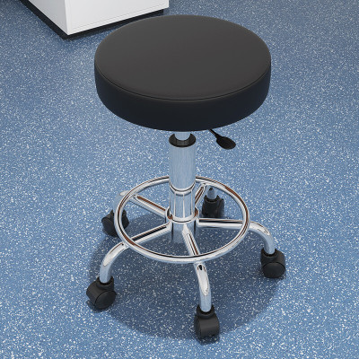 域赢防静电椅子吧台椅凳子工厂车间流水线防静电椅子实验室医院无尘室升降椅子-活动滚轮脚