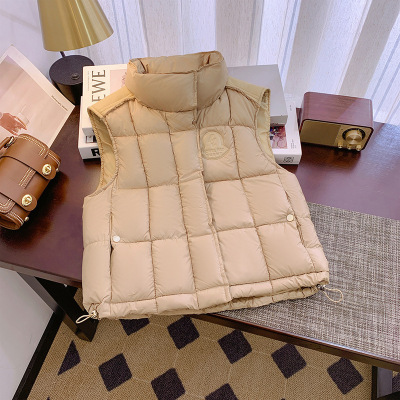 羽绒棉服马甲女短款年新款韩版百搭立领时尚背心冬季无袖外套