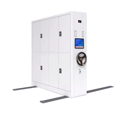 帅畅密集柜档案室密集架移动档案柜凭证资料柜手摇文件柜一列2组每立方(智能)