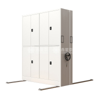 鑫星奈 手摇密集架移动档案柜钢制轨道密集柜 一列2组