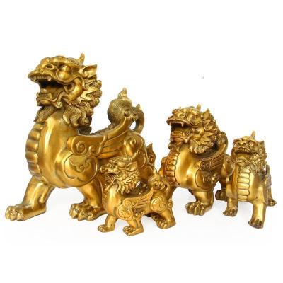 美帮汇铜貔貅摆件一对大号皮丘家居装饰品摆设客厅工艺品