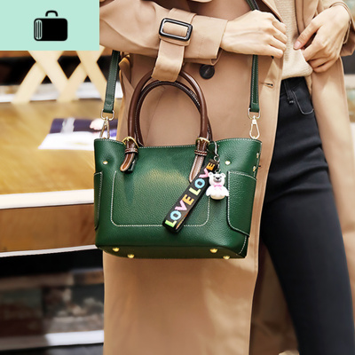 女士包包2020新款潮时尚宽带皮女包大容量单肩斜挎手提包女小包NEW LAKE