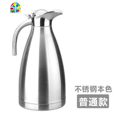 家用保冷水壶不锈钢耐热高温凉白开水杯扎壶防爆大容量水瓶 FENGHOU 304款酒红色凉水壶