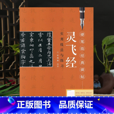 [正版]灵飞经硬笔临碑帖 实用技法与练习 宋炳坤 钢笔小楷碑帖临摹练字帖成人练字字帖硬笔书法