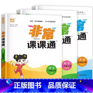 1年级上[语数英]3本套装 小学通用 [正版]2025非常课课通三年级下四年级下册五年级上册六年级上一年级二年级江苏教版