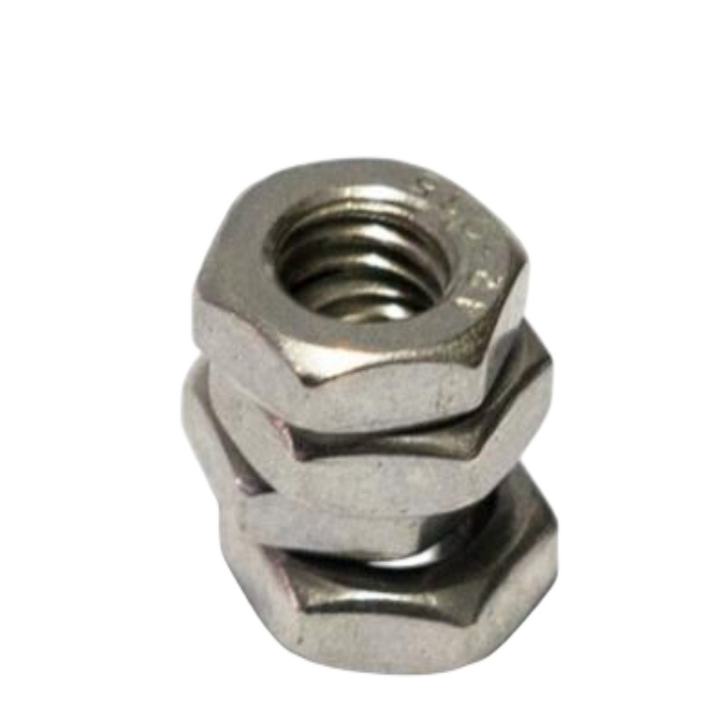 志浪 304不锈钢六角薄螺母M8 个