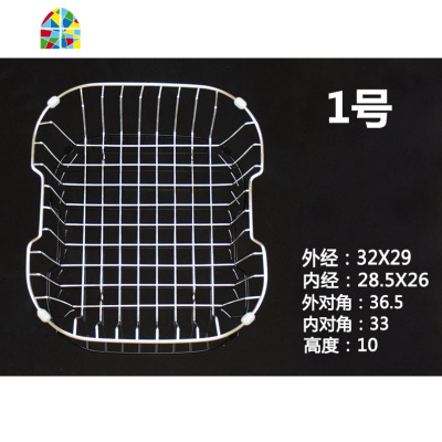 厨房水304不锈钢、沥水盆洗菜篮洗菜盆配件、水蓝架 FENGHOU 13号沥水盆34X27