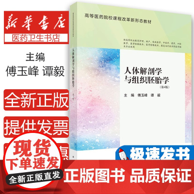 人体解剖学与组织胚胎学(第4版)石小涛科学出版社9787030782267考试/教材/教辅/论文/教材/大学教材