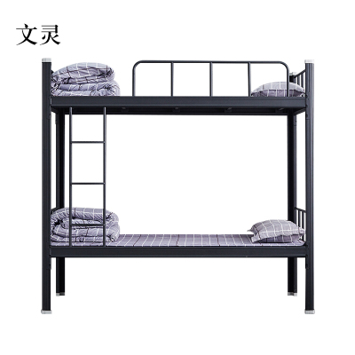 文灵铁架床上下铺宿舍高低床铁艺床双层上下床学生员工寝室床多款式