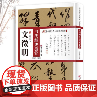 文徵明书法经典鉴赏 中国历代名家书法鉴赏书法全集书法集小楷行书书法技法教程书法真迹欣赏解析作品临摹字帖书籍
