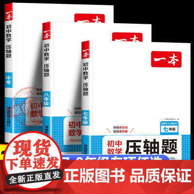 2025新一本初中数学压轴题人教版通用 初中七八九年级中考数学教辅压轴题 初一二三计算题高效满分训练作业本强化专项压轴练