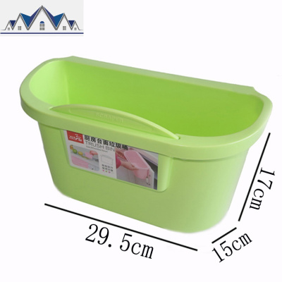 厨房台面桌面橱柜挂式垃圾桶家用隐藏无盖壁挂式悬挂小 三维工匠