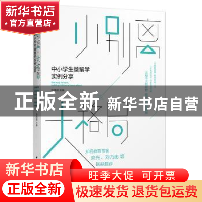 正版 小别离 大格局:中小学生微留学实例分享 陈晓颜主编 中国轻