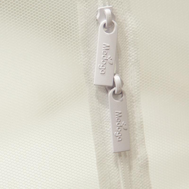 美帮汇蒙古包蚊帐三开免安装折叠简约拉链1.2米1.5/1.8m床家用