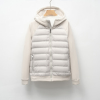 新羽绒服新国标90绒休闲拼接百搭连帽无缝压胶男女轻薄保暖