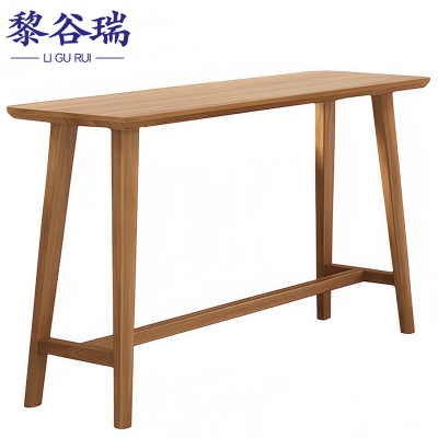 黎谷瑞实木吧桌餐桌
