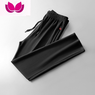 七斓灰色宽松运动卫裤男潮流休闲长裤子大码款百搭薄款