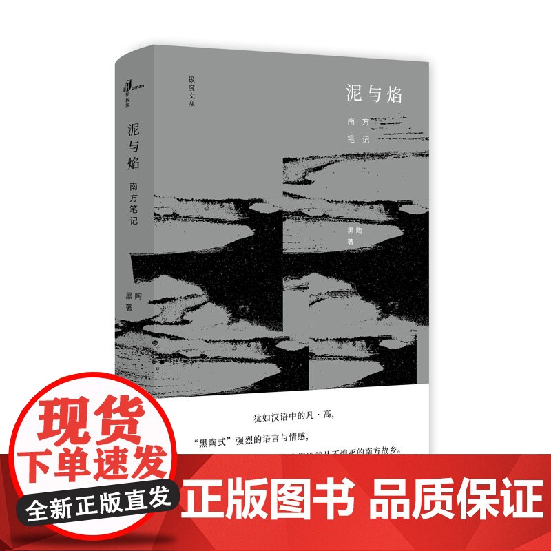 新民说 泥与焰:南方笔记 中国当代散文集 如汉语中的凡·高 “黑陶式”强烈的语言与情感,广西师范大学出版社