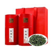 源御露(Yuan Yu Lu) 安溪浓香型铁观音A4号其韵兰香乌龙茶花香铁观音礼罐装以礼相待2罐共500g