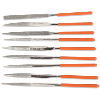 钢盾(SHEFFIELD) S090007 10件套什锦锉(3×140mm)[家用]