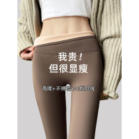 鲨鱼裤女外穿秋冬款高腰紧身瑜伽黑色打底裤冬季加绒加厚保暖棉裤