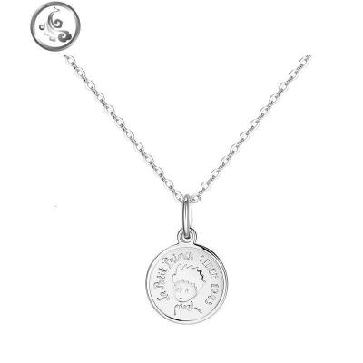 小众设计师小王子硬币项链女锁骨链 潮网红创意简约男 JiMi