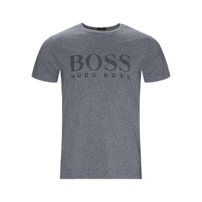Hugo boss纯棉圆领短袖T恤男款简约百搭基础款徽标印花休闲上衣