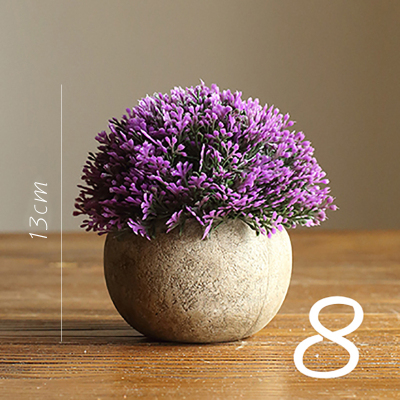 家柏饰(CORATED)仿真树球盆景 咖盆 绿植盆栽 花球球桌面餐桌装饰品 8