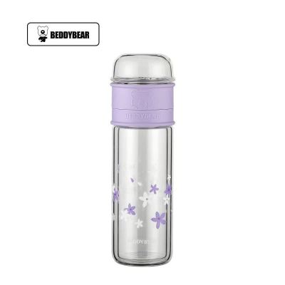 杯具熊官方旗舰茶水分离玻璃杯泡茶过滤杯高档便携大容量水杯子