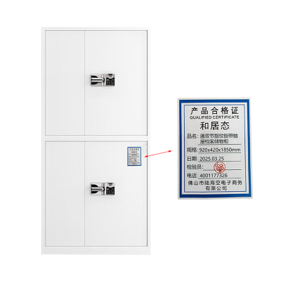 和居态 通双节指纹锁带抽屉档案储物柜 920x420x1850mm 台
