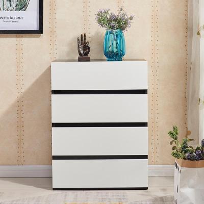 美帮汇简约现代客厅五斗柜黑收纳柜卧室储物柜组合大容量五斗橱斗柜