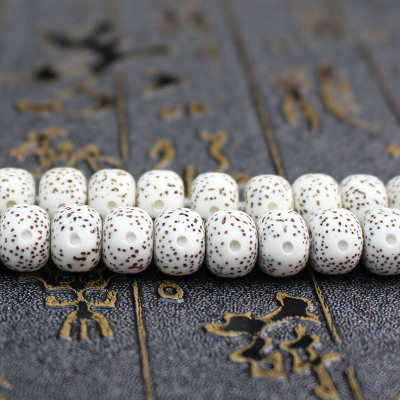 海南星月菩提108颗大留白毕业级本店高货桶珠药片珠男女佛珠文玩送女朋友老婆情人节七夕生日礼物