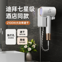 XIAOYA壁挂式吹风机免打孔民舍酒店宾馆浴室便携式轻便可定制LOGO