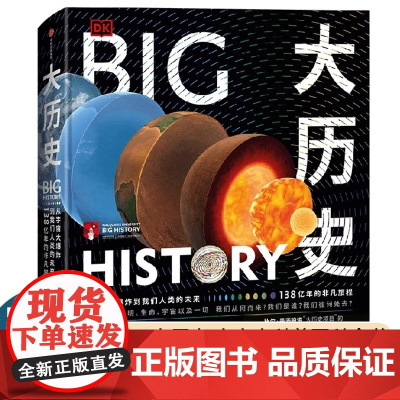 DK大历史 从宇宙大爆炸到我们人类的未来 大卫克里斯蒂安著 千幅信息图的视觉盛宴 一本书看见138亿年万物史 2022年