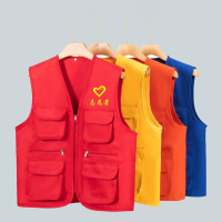 惠铁志愿者多口袋马甲 印字 件