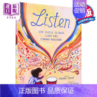 [正版]Devon Holzwarth Listen 伊夫林格兰妮传 英文原版儿童绘本 人物传记主题 Devon Ho