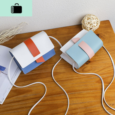 包包女2020新款百搭时尚斜挎包手提包韩版斜挎小包撞色女包单肩包NEW LAKE女士单肩包