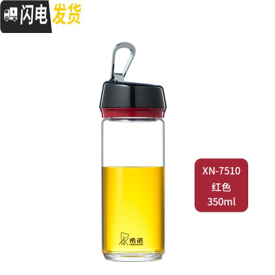 三维工匠玻璃杯单层加厚家用透明杯子潮流个性创意随手杯便携车载水杯