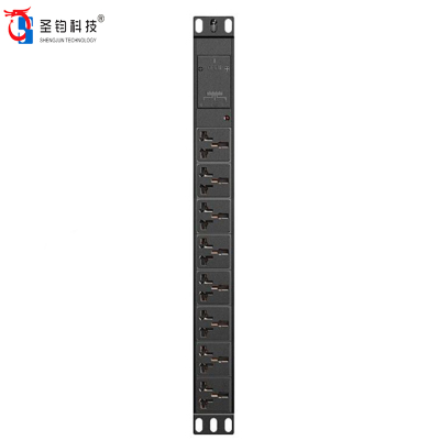 圣钧通信机柜网络机柜电源插座PDU 10A8位