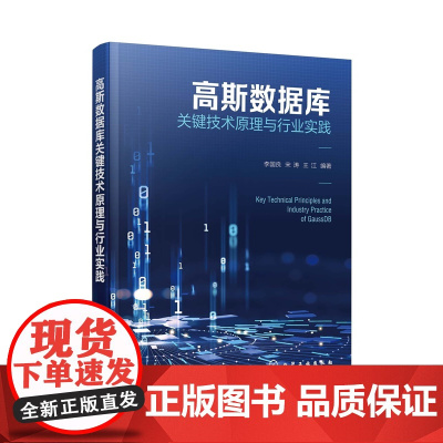 高斯数据库关键技术原理与行业实践 李国良、宋涛、王江 编 化学工业出版社