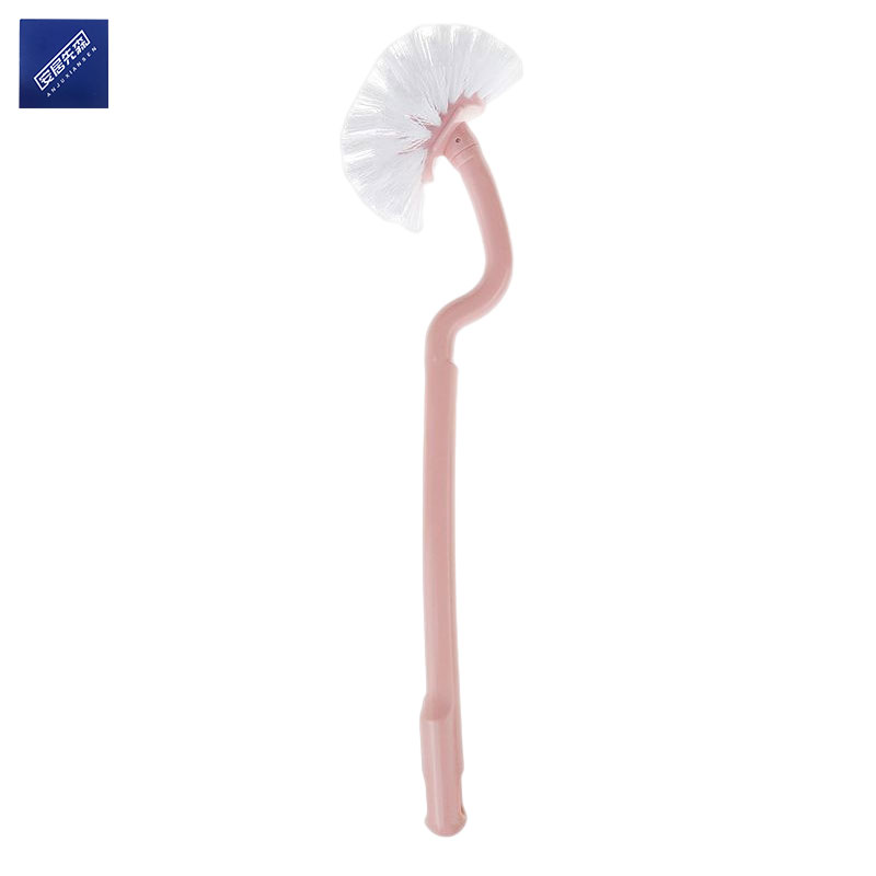 安居先森无死角曲棍马桶刷卫生间清洁刷 粉色