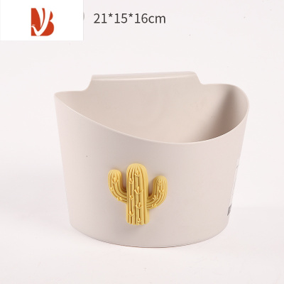 三维工匠免打孔壁挂式垃圾桶厨房厨余分类收纳桶家用无盖橱柜门纸篓拉圾筒