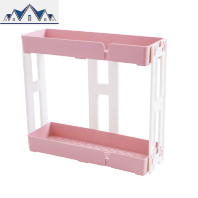 双层长方形调料架置物架厨房用品多功能落地架子收纳架 三维工匠