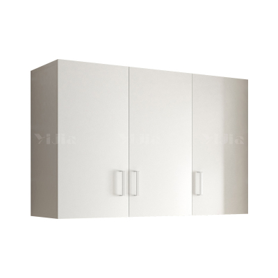 翌嘉YJ4122518 吊柜墙柜壁柜阳台柜客厅厨房卧室储物收纳柜 白色三门 900*300*600