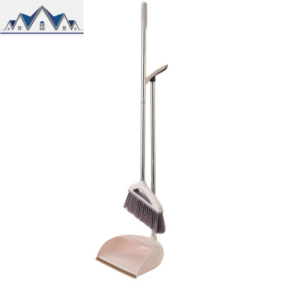 带刮齿簸箕扫把套装扫地清洁工具家用笤帚软毛扫帚撮箕组合 三维工匠