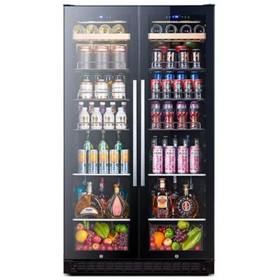 尊堡(zunbao)BJ-635 红酒柜恒温酒柜家用商用冷藏冰吧茶叶冰箱双门大容量