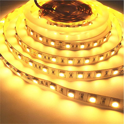 12V24V灯带3000K灯条暖光12V3000K灯带LED暖黄光超高亮智能家居24V套管防雨暖光波迷娜BOMINA